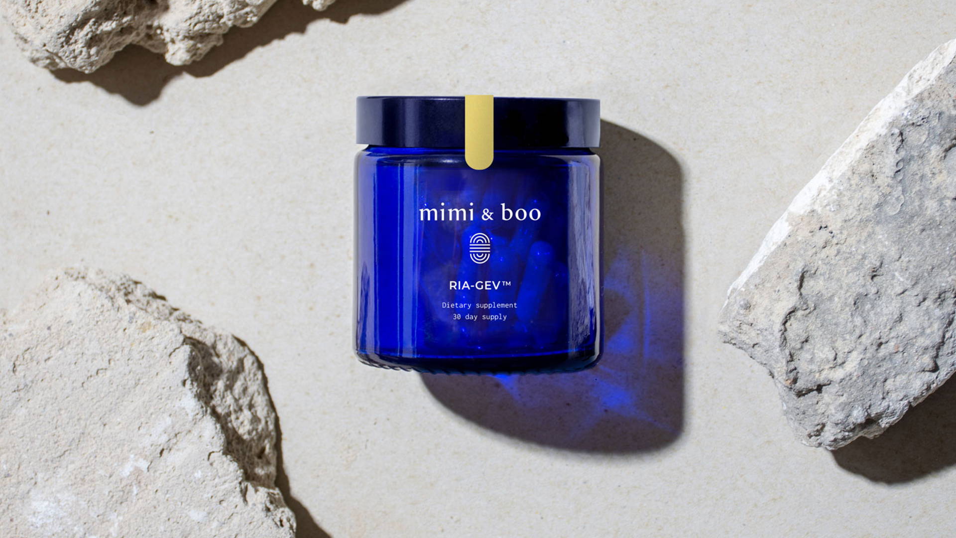 保健品包裝設計，地中海&藍瓶