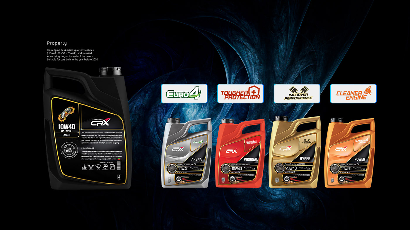 伊朗ARJ 潤(rùn)滑油包裝設(shè)計(jì)