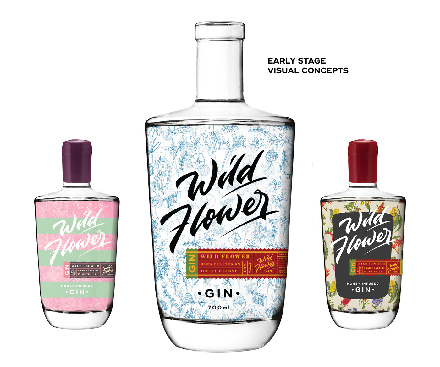 野花杜松子酒包裝設(shè)計(jì)