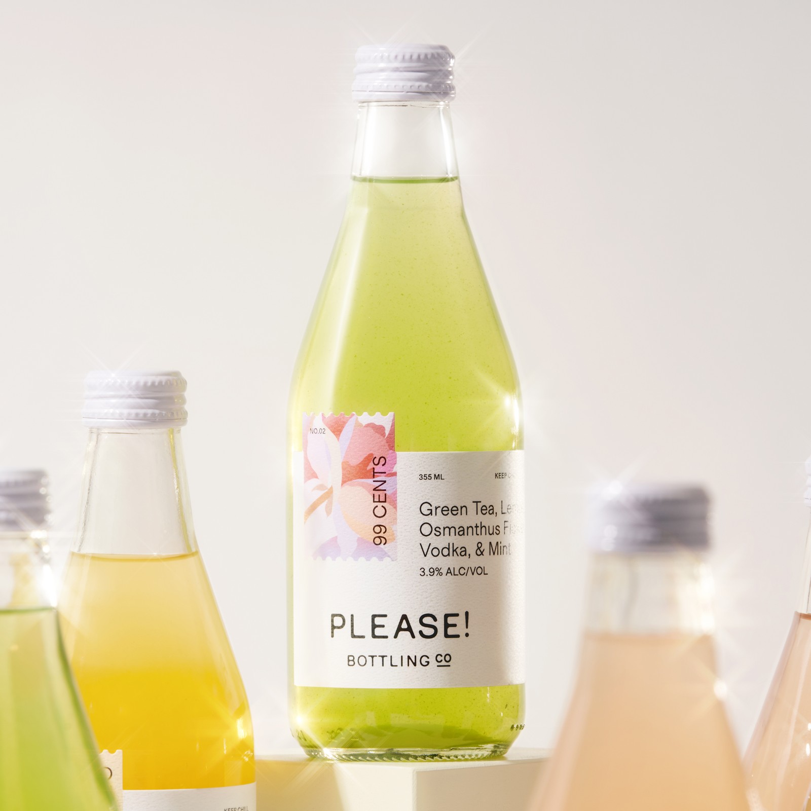 Bottling設計團隊為Please果酒包裝設計