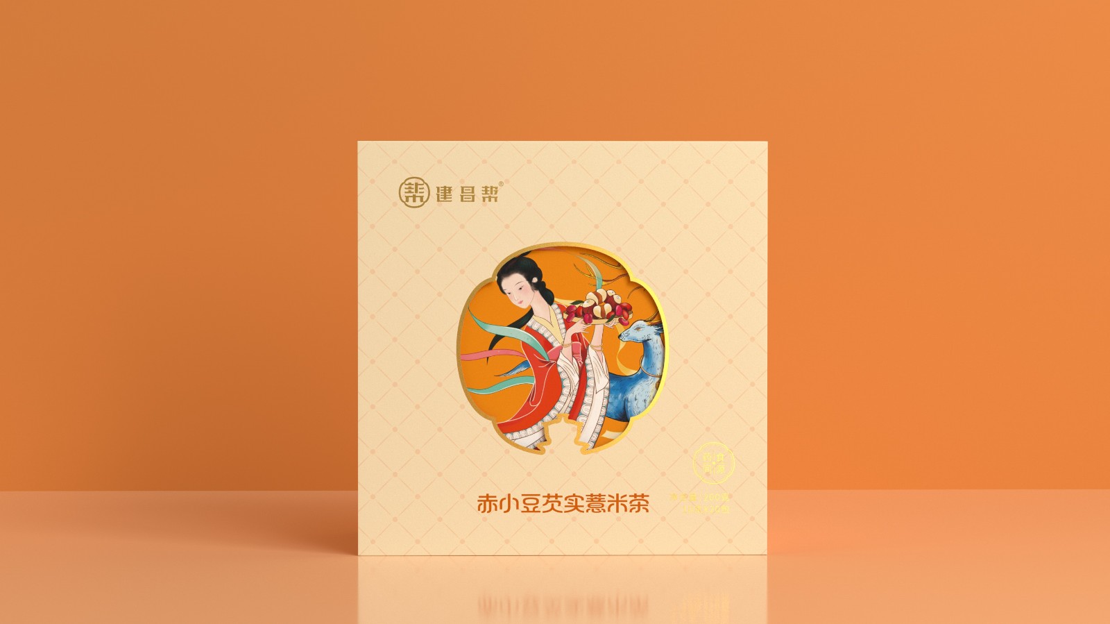 建昌幫赤小豆芡實薏米茶禮盒包裝設計 建昌幫赤小豆芡實薏米茶禮盒包裝設計