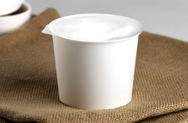 紙杯酸奶包裝設計和乳制品的單面紙杯欣賞
