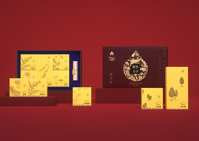 西林設計X印象安多藏域奇珍禮盒包裝設計