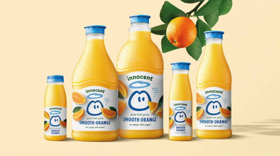 innocent與Derek&Eric合作的水果飲料包裝設(shè)計
