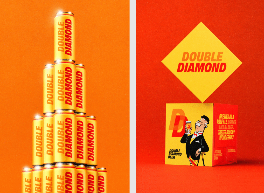 復(fù)古品牌設(shè)計(jì)為何能持續(xù)打動(dòng)人心？從 Double Diamond 啤酒包裝設(shè)計(jì)重生說起