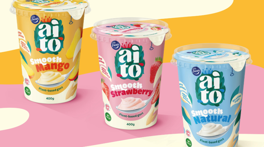 味覺與視覺的絲滑共舞：BrandMe 為 Fazer Aito 植物基酸奶打造的包裝設(shè)計革命