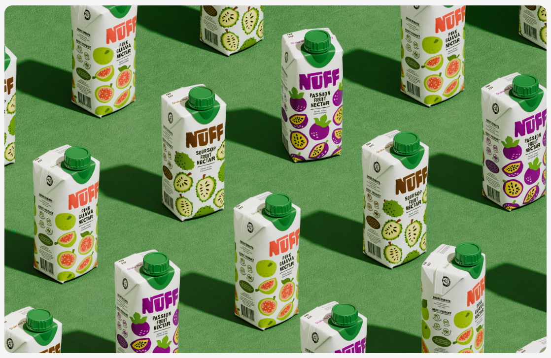 Nuff Juice 100%新鮮水果汁包裝設(shè)計(jì)欣賞